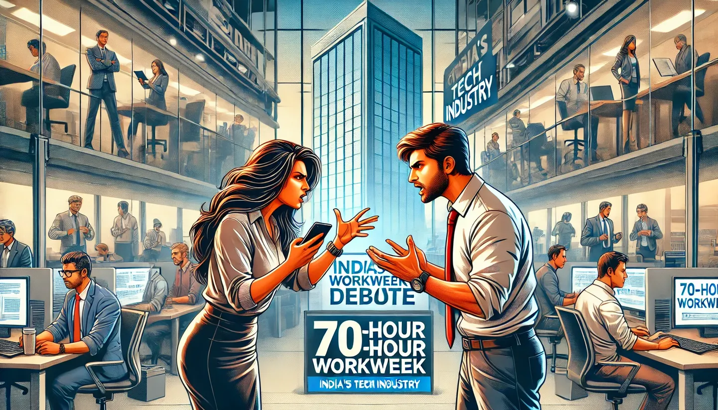Debate Ignites Over Proposed 70-Hour Workweek in India's Tech Industry