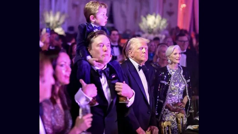Elon Musk Rings in 2025 with Donald Trump at Mar-a-Lago Bash