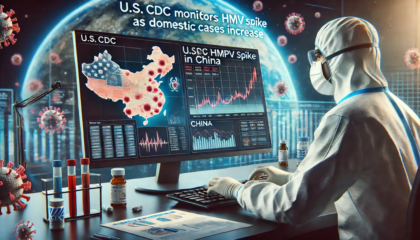 U.S. CDC Monitors HMPV Spike in China as Domestic Cases Increase