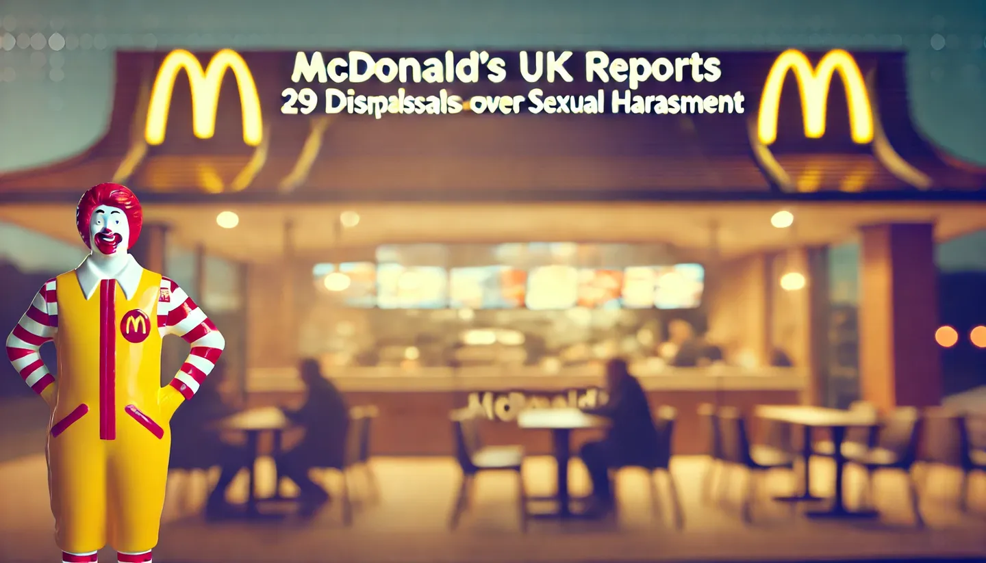 McDonald’s UK CEO Reports 29 Dismissals Over Sexual Harassment
