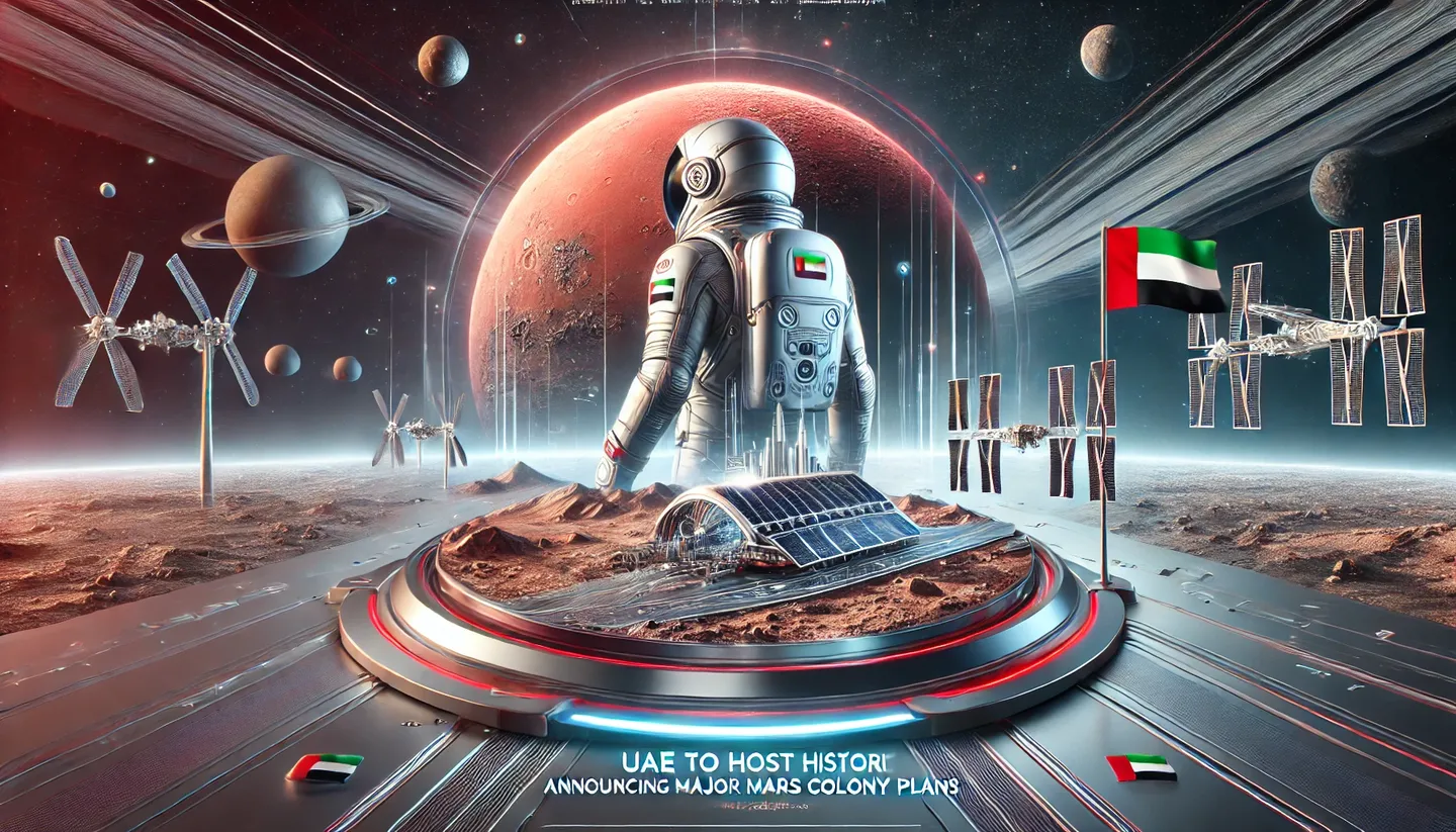 UAE to Host Historic Space-Tech Summit, Announcing Major Mars Colony Plans
