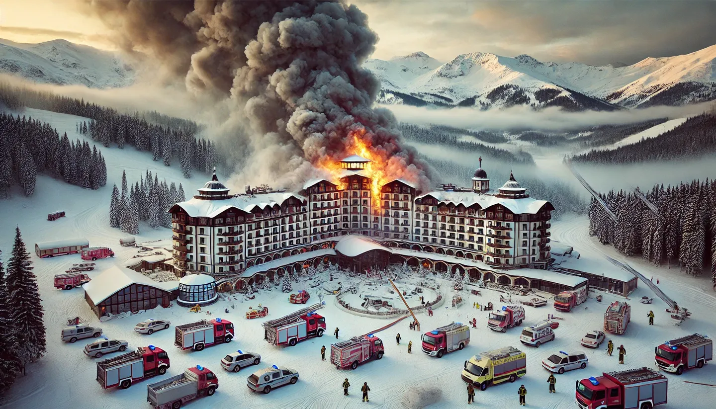 Dozens Killed as Fire Breaks Out at Ski Resort Hotel in Northwestern Turkey