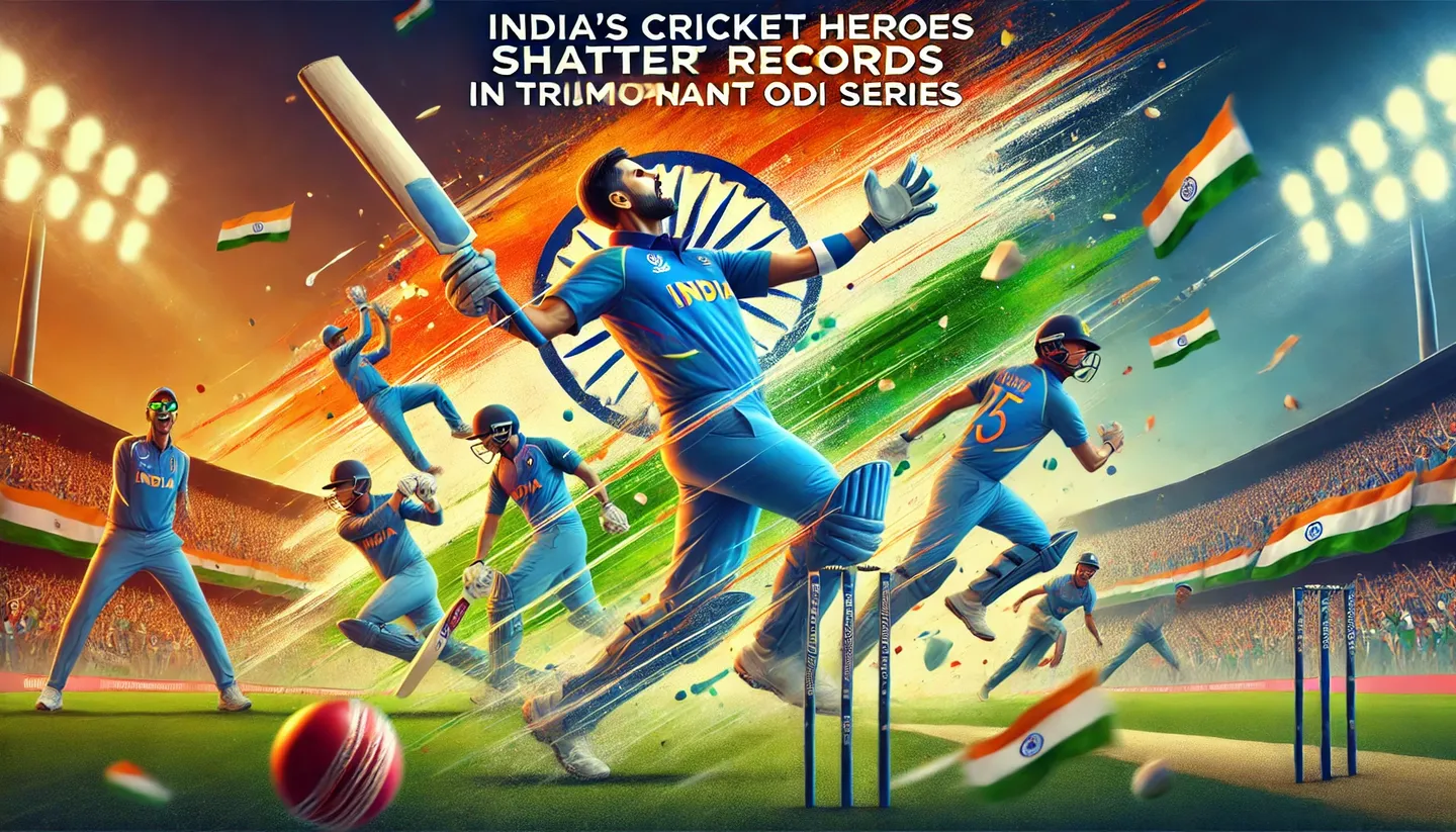 India’s Cricket Heroes Shatter Records in Triumphant ODI Series