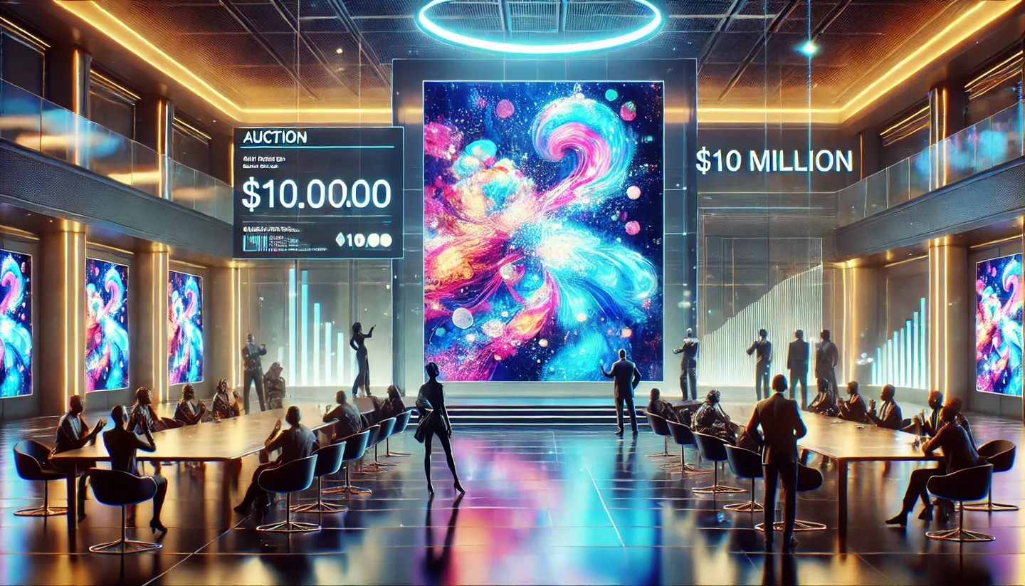 AI-Generated Art Sells for $10 Million at Auction: The Future of Digital Art and NFTs