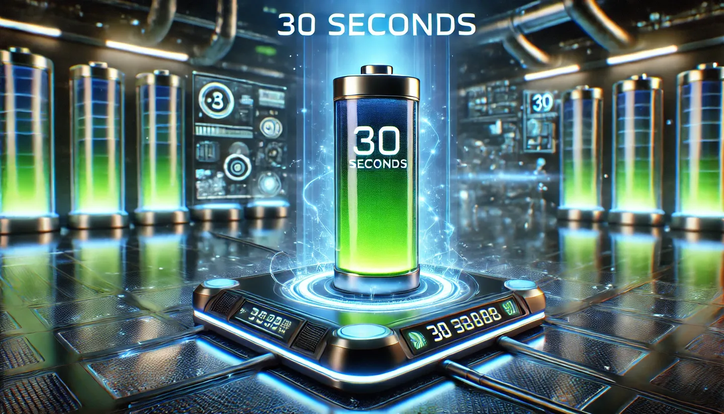 New Battery Technology Charges in 30 Seconds: A Revolutionary Breakthrough in Energy Storage