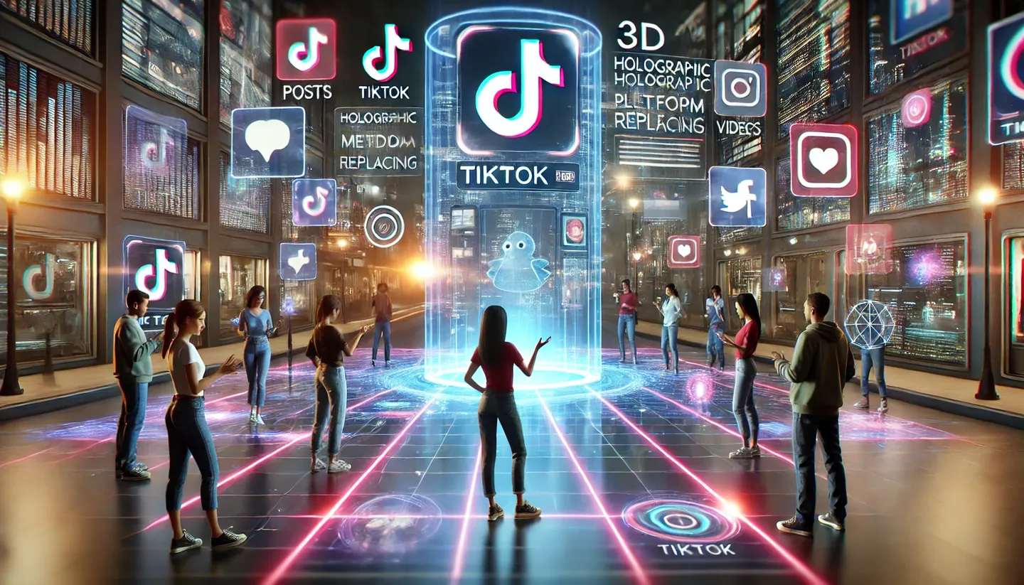 TikTok Replaced by Holographic Social Media Platform: The Dawn of a New Digital Era