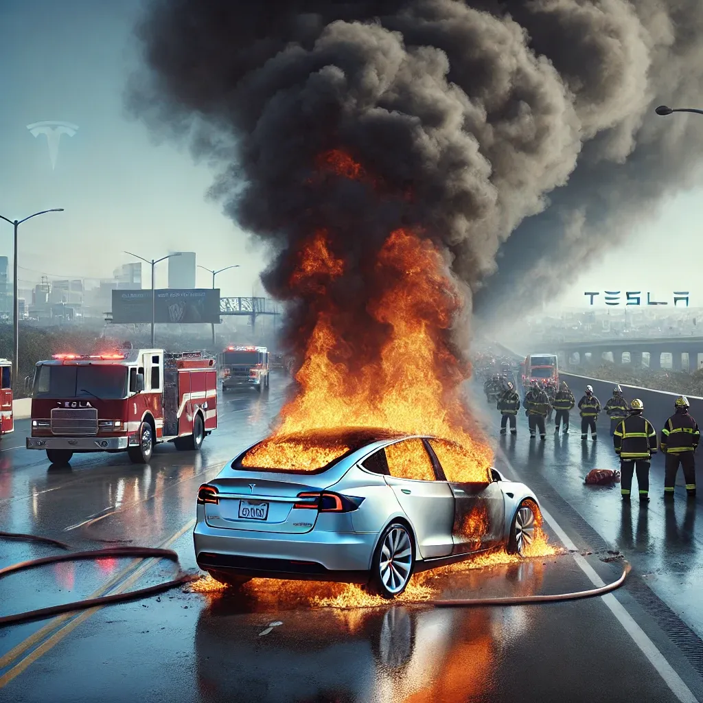 Tesla Cars Catch Fire, and Elon Musk Under Pressure