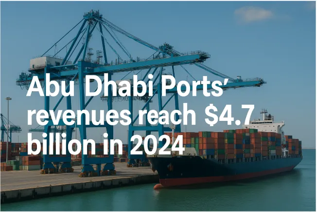 Abu Dhabi Ports' Revenues Reach $4.7 Billion in 2024: A New Maritime Milestone