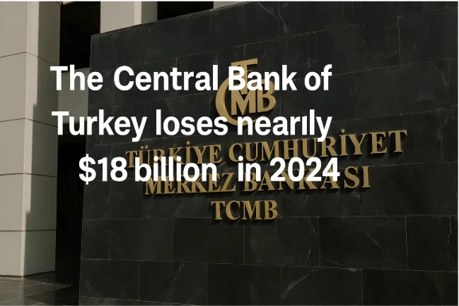 The Central Bank of Turkey Loses Nearly $18 Billion in 2024