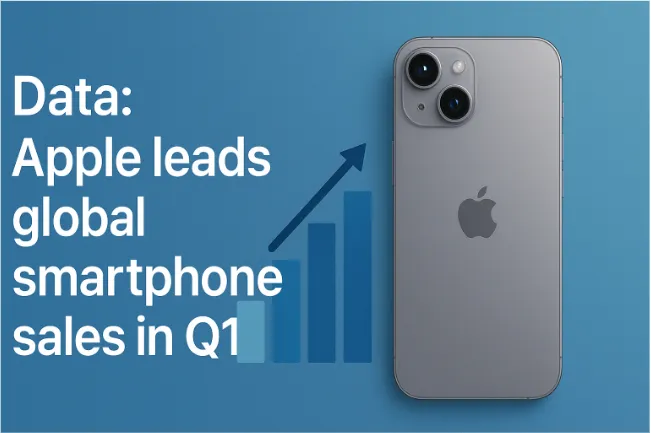 Data: Apple Leads Global Smartphone Sales in Q1