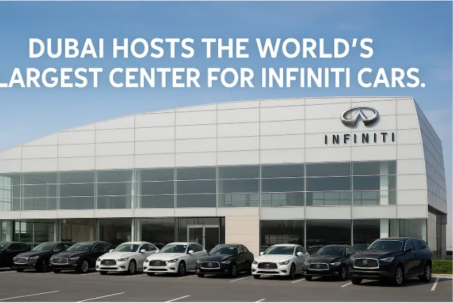 Dubai Hosts the World’s Largest Center for Infiniti Cars