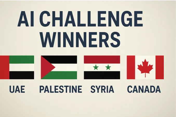 AI Challenge Winners: UAE, Palestine, Syria, Canada - A Global Tech Awakening