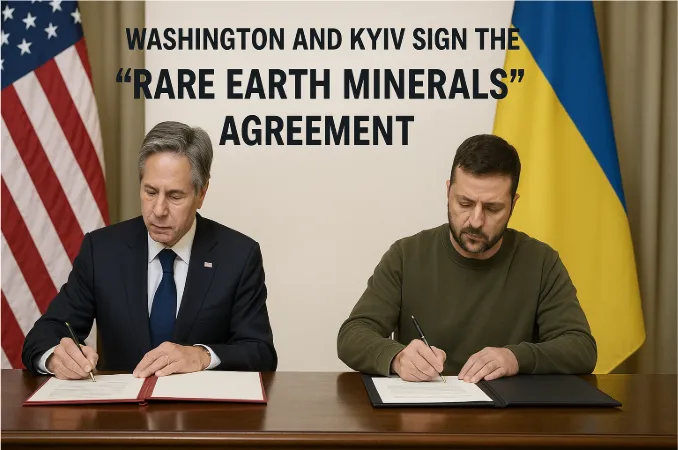 Washington and Kyiv Sign the “Rare Earth Minerals” Agreement: A Strategic Pact Redefining Global Power Dynamics