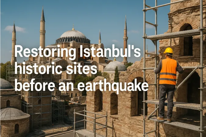 Restoring Istanbul's Historic Sites Before an Earthquake: A Race Against Time
