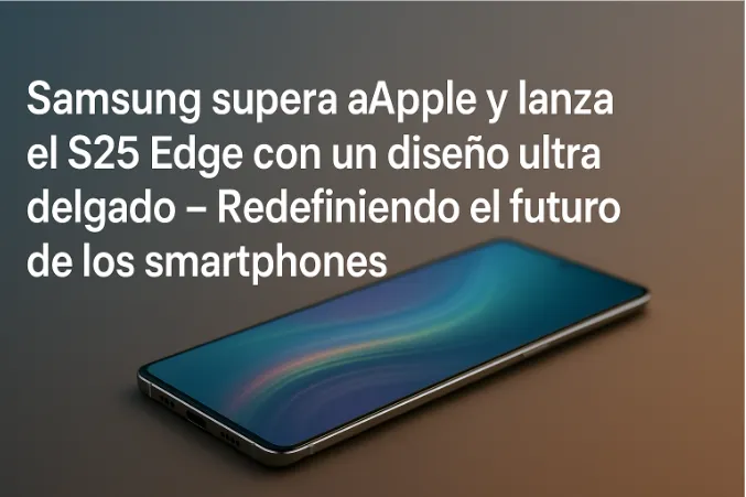 Samsung Beats Apple and Unveils the S25 Edge with an Ultra-Slim Design - Redefining the Future of Smartphones