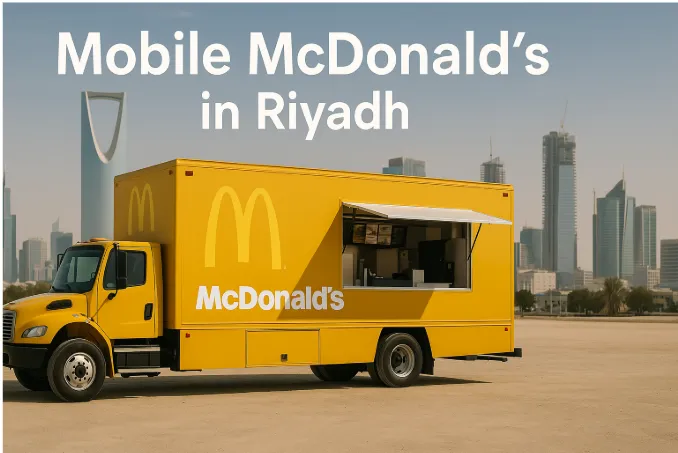 Mobile McDonald's in Riyadh: Revolutionizing Fast Food on Wheels