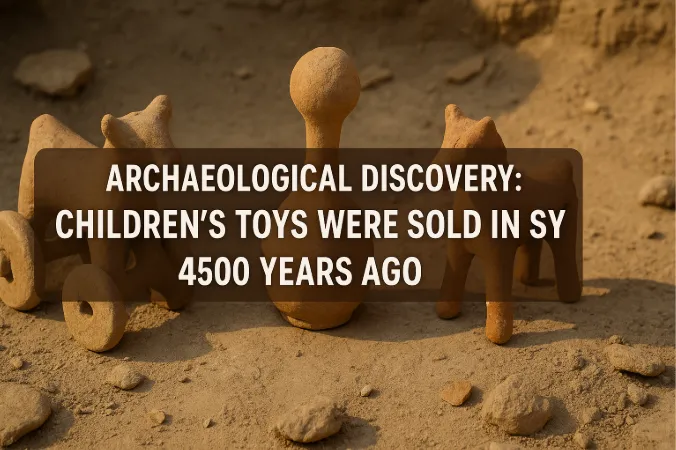 Archaeological Discovery: Children's Toys Were Sold in Syria 4,500 Years Ago