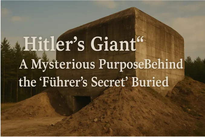 "Hitler's Giant"... A Mysterious Purpose Behind the "Führer's Secret" Buried
