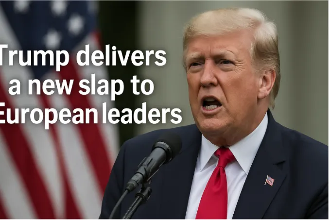 Trump Delivers a New Slap to European Leaders