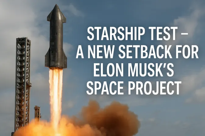Starship Test - A New Setback for Elon Musk's Space Project