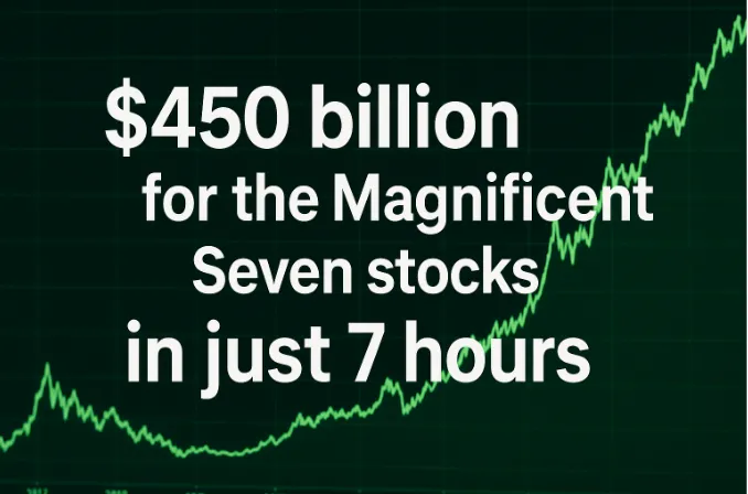 $450 Billion in Gains for the Magnificent Seven Stocks in Just 7 Hours