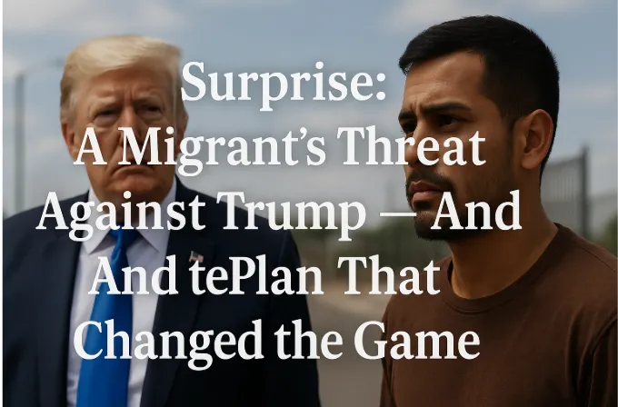 Surprise: A Migrant’s Threat Against Trump - And the Plan That Changed the Game