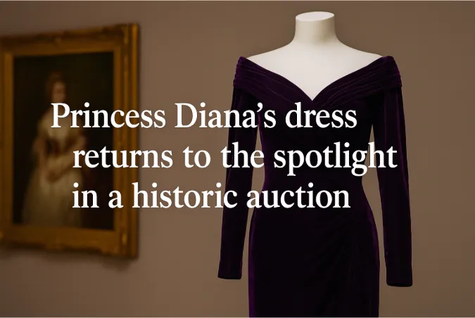 Princess Diana’s Dress Returns to the Spotlight in a Historic Auction