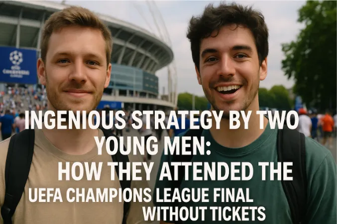 Ingenious Strategy by Two Young Men: How They Attended the UEFA Champions League Final Without Tickets