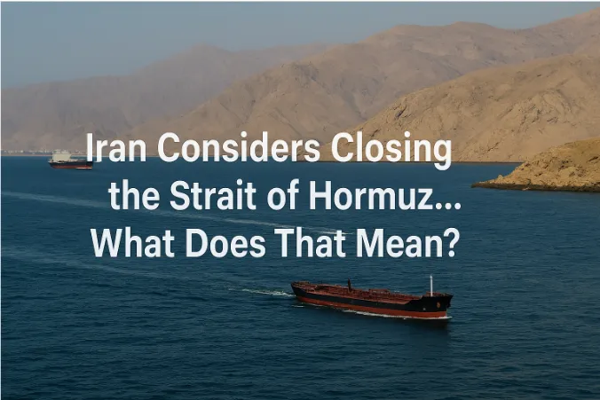 Iran Considers Closing the Strait of Hormuz... What Does That Mean?