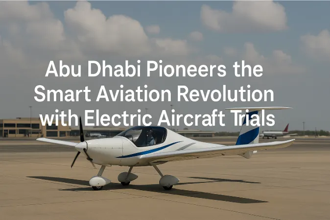 Abu Dhabi Pioneers the Smart Aviation Revolution with Electric Aircraft Trials