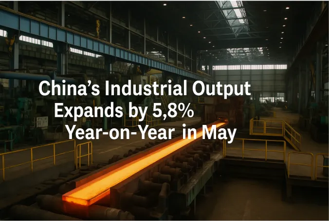 China’s Industrial Output Expands by 5.8% Year-on-Year in May - A Signal of Sustained Economic Recovery