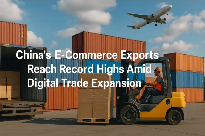 China’s E-Commerce Exports Reach Record Highs Amid Digital Trade Expansion