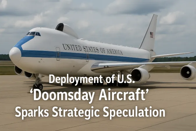 Deployment of U.S. 'Doomsday Aircraft' Sparks Strategic Speculation
