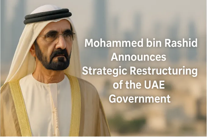 Mohammed bin Rashid Announces Strategic Restructuring of the UAE Government
