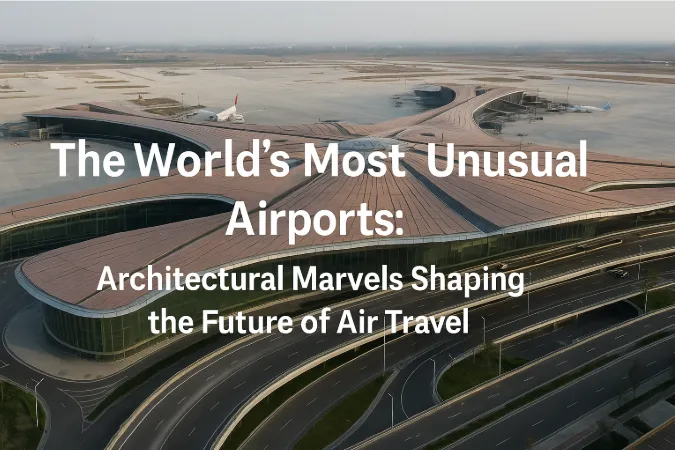The World’s Most Unusual Airports: Architectural Marvels Shaping the Future of Air Travel