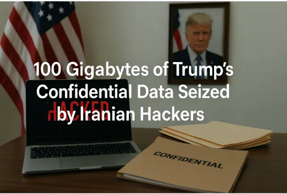 100 Gigabytes of Trump’s Confidential Data Seized by Iranian Hackers