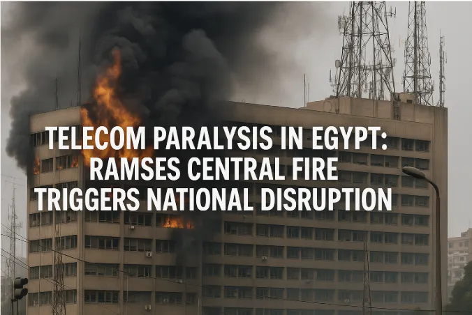 Telecom Paralysis in Egypt: Ramses Central Fire Triggers National Disruption