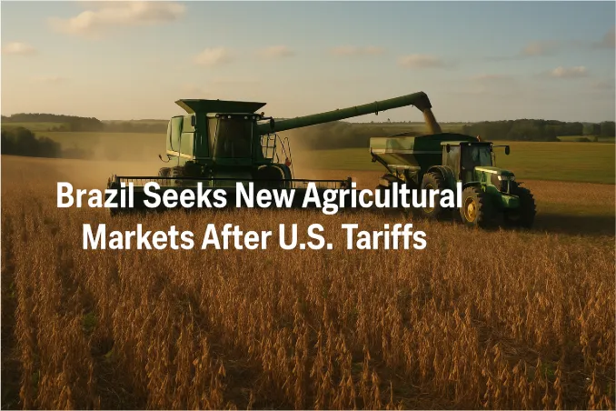 Brazil Seeks New Agricultural Markets After U.S. Tariffs