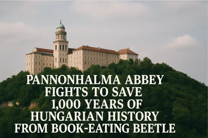 Pannonhalma Abbey Fights to Save 1,000 Years of Hungarian History from Book-Eating Beetles