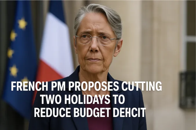 French PM Proposes Cutting Two Holidays to Reduce Budget Deficit