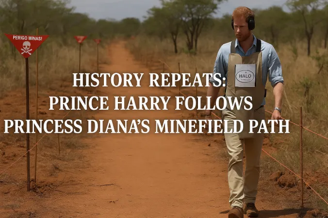 History Repeats: Prince Harry Follows Princess Diana’s Minefield Path