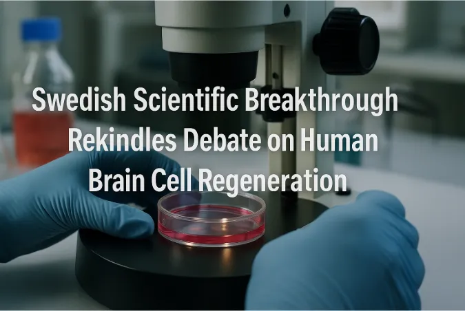 Swedish Scientific Breakthrough Rekindles Debate on Human Brain Cell Regeneration