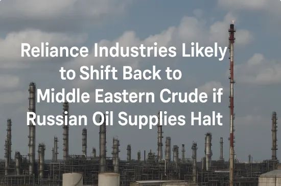 Reliance Industries Likely to Shift Back to Middle Eastern Crude if Russian Oil Supplies Halt