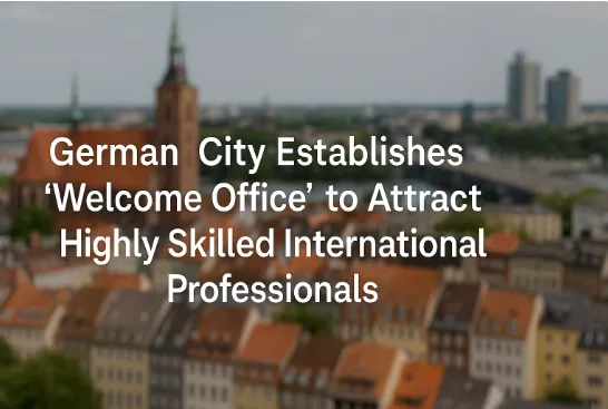 German City Establishes ‘Welcome Office’ to Attract Highly Skilled International Professionals - Exceptional Opportunities for Leading Projects