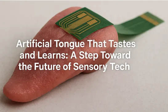 Artificial Tongue That Tastes and Learns: A Step Toward the Future of Sensory Tech