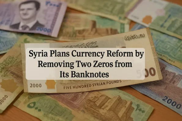 Syria Plans Currency Reform by Removing Two Zeros from Its Banknotes