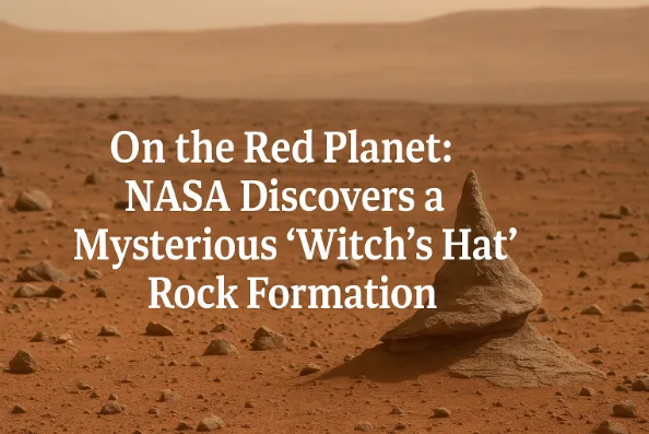 On the Red Planet: NASA Discovers a Mysterious ‘Witch’s Hat’ Rock Formation