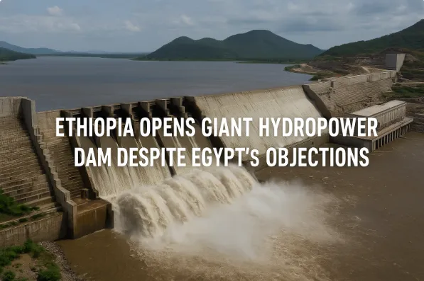 Ethiopia Opens Giant Hydropower Dam Despite Egypt’s Objections