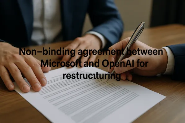 Non-Binding Agreement Between Microsoft and OpenAI for Restructuring