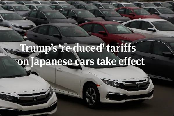 Trump’s “Reduced” Tariffs on Japanese Cars Take Effect